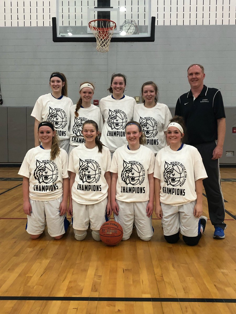 Congrats to some of our Lady Wildcats who play for the Lady Huskies AAU team on winning the Wildcat Battle of the Border AAU Tournament.  Proud of you girls.