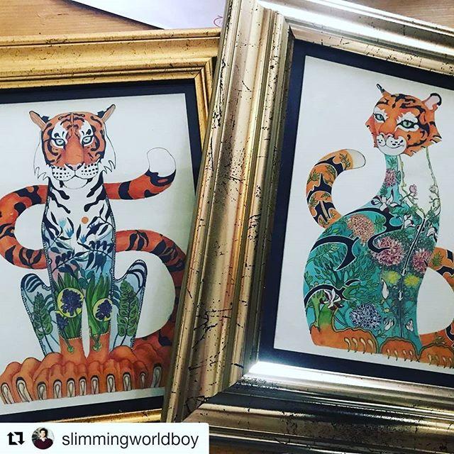 What a handsome pair !! Lots of our cards look great framed and you chose really well. 
Hope you still have plenty of wall to fill 😉

#Repost @slimmingworldboy (@media.repost)
・・・
If you’ve been in my house you’ll know I’ve a slight obsession with fi… bit.ly/2IkwDpN