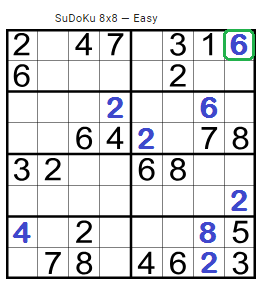csejairoalberto's tweet photo. @iSolvePuzzles #SuDoKu8x8Solution #SudokuSolution @crucigramese @SudokuTricks #GimnasiaMental #ThreeStepsSolution @genteconvos @zonadegenios #Sudoku #April072019 #FelizDomingo #HappySunday @puzzler_no1 @acertijosymas @MathBeforeBed @MrOrr_geek
Yes, I can.
Solución en tres pasos: https://t.co/CvOCf3Prd0