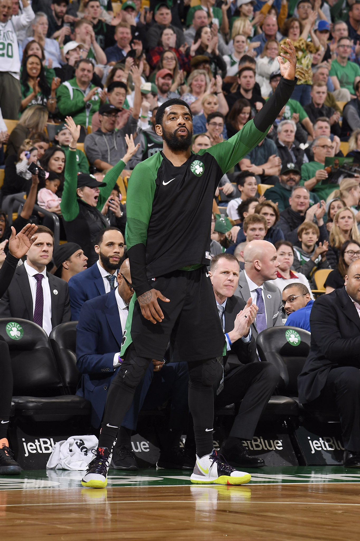 kyrie 5 mamba mentality on feet