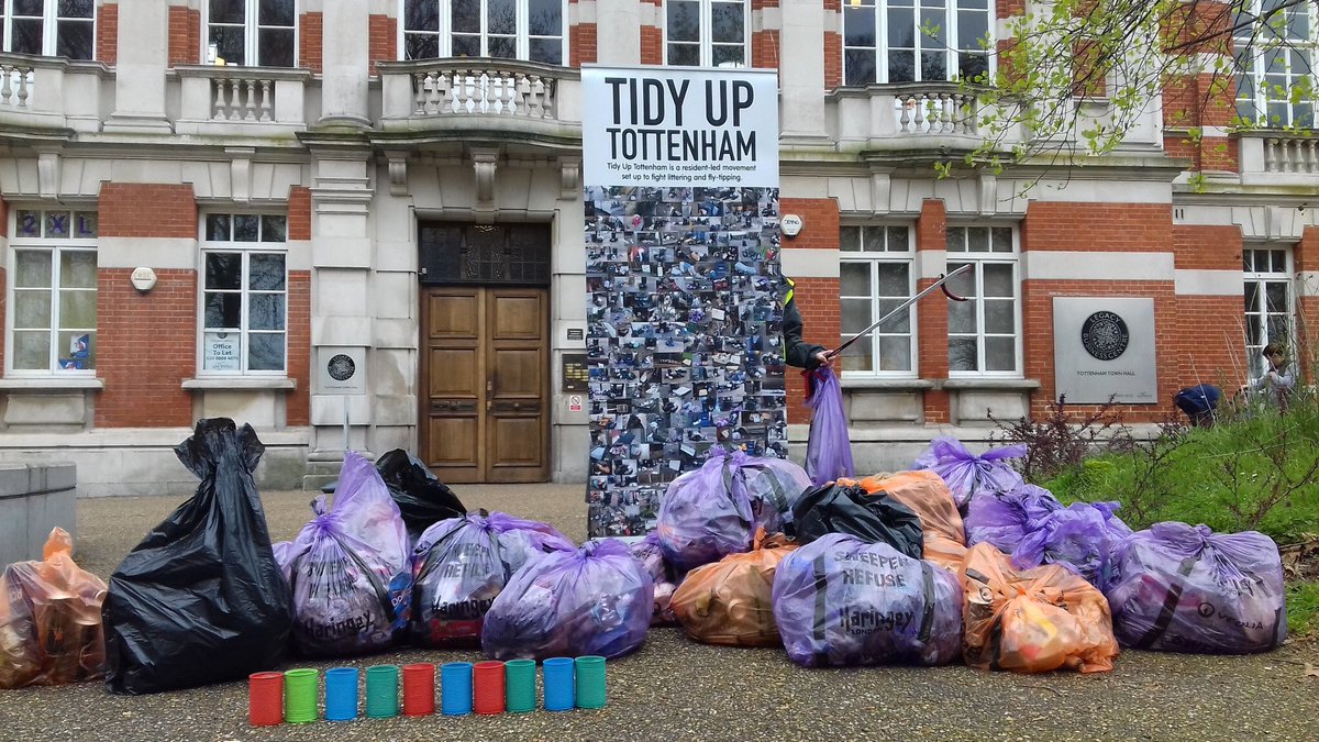 So many people to thank for today - see my FB post but genuine thanks to you ALL! A great day of #GBSpringClean action with more to come...with your help, we WILL #TidyUpTottenham facebook.com/groups/tidyupt…