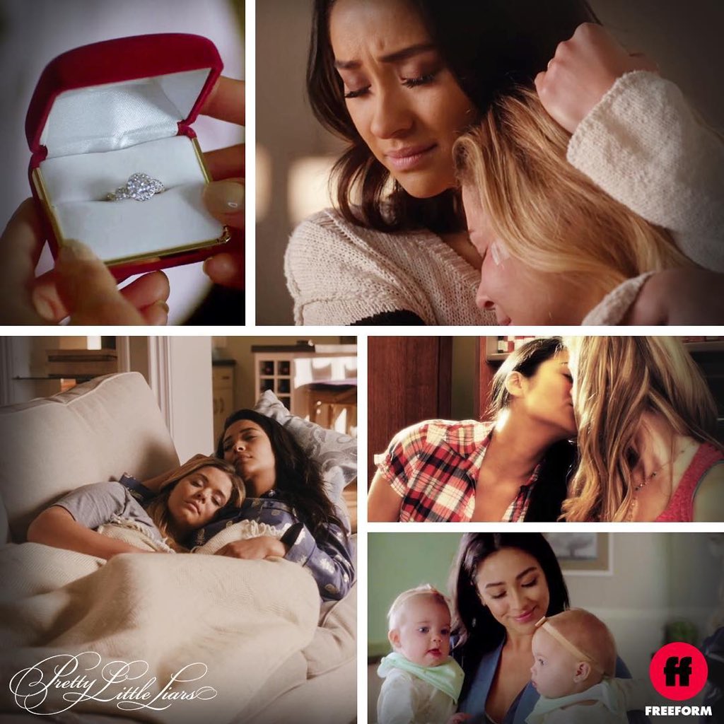 xxxbbycazzu's tweet photo. This moment is tattooed forever, in thousands of fans' hearts💕 @imarleneking @SashaPieterse @shaymitch @PLLTVSeries #SaveEmison please😭 #PLLThePerfectionist #Alison #Emily #EmisonFamily https://t.co/e5Hu9pv1JP