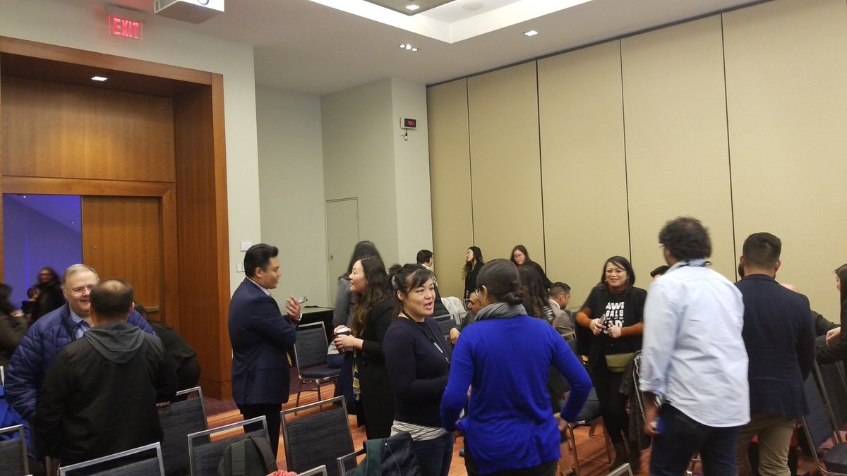Making connections at the REAPA business meeting!