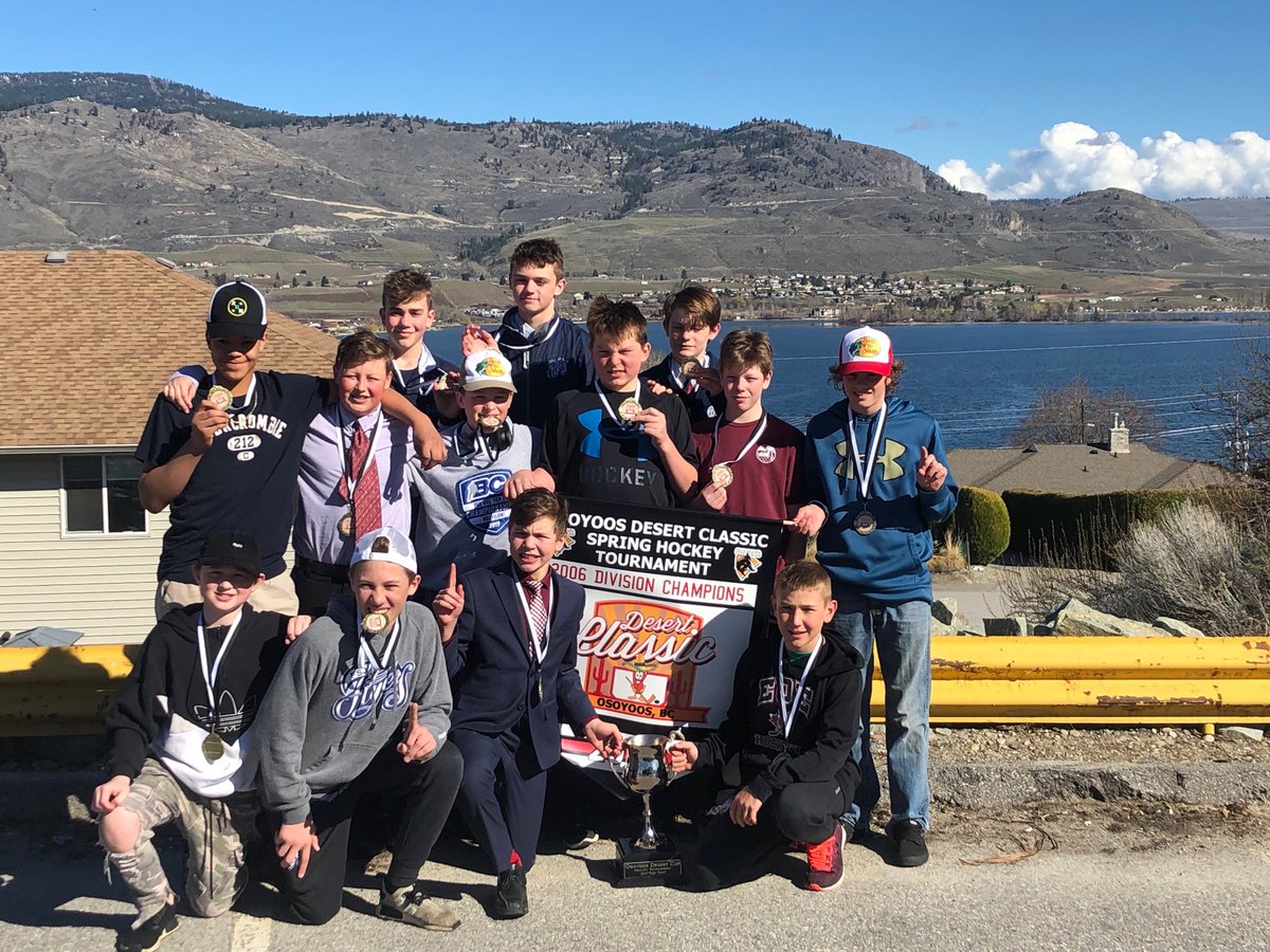 Great job by the 06 Chill boys, winning the Osoyoos Desert Classic over the Kelowna Heat. 7-1 was the final but a hard fought battle to the end. #northernpride