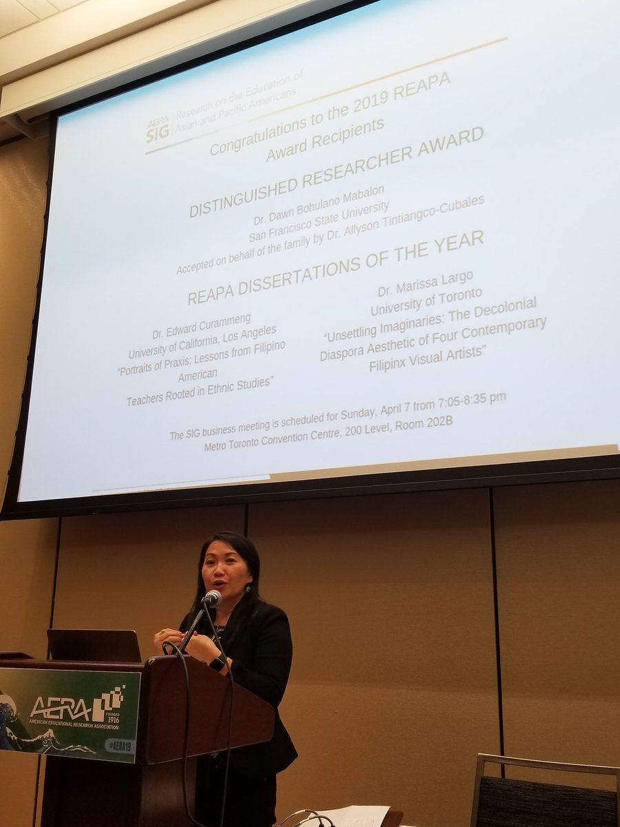 #AERA19 #AERA2019 awards time!!!