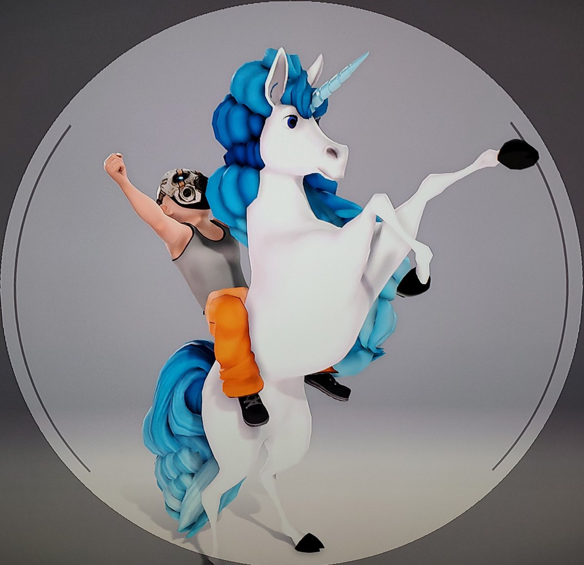 CL4P_TP_'s tweet image. Download the free psycho mask and make a Psycho Bandit riding O&apos; Glorious Butt Stallion. Or not.

#BL3 @GearboxOfficial @Borderlands