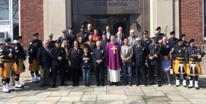 StepinacSports's tweet photo. Thank You to all the Stepinac Alumni First Responders !   God Bless Dick Nagle class of 59. RIP https://t.co/U5xLyQO3XP