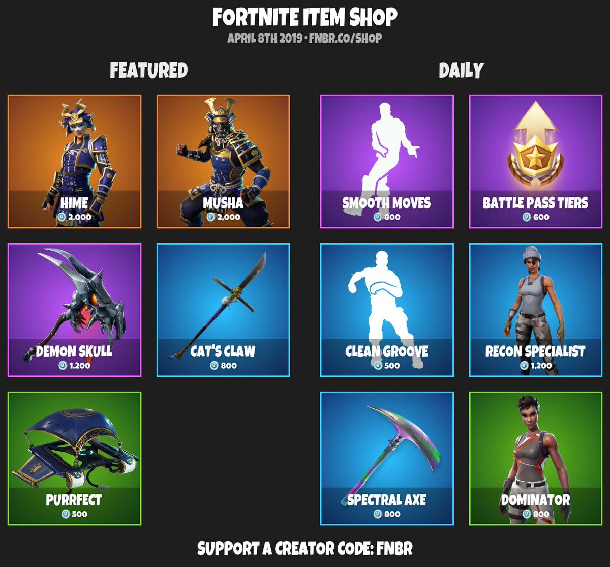 Fortnite item shop Fortnite item shop