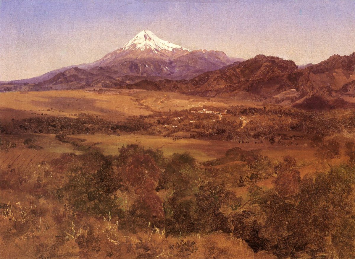Volcán de Orizaba, 1875 #mexicanart #josemariavelasco