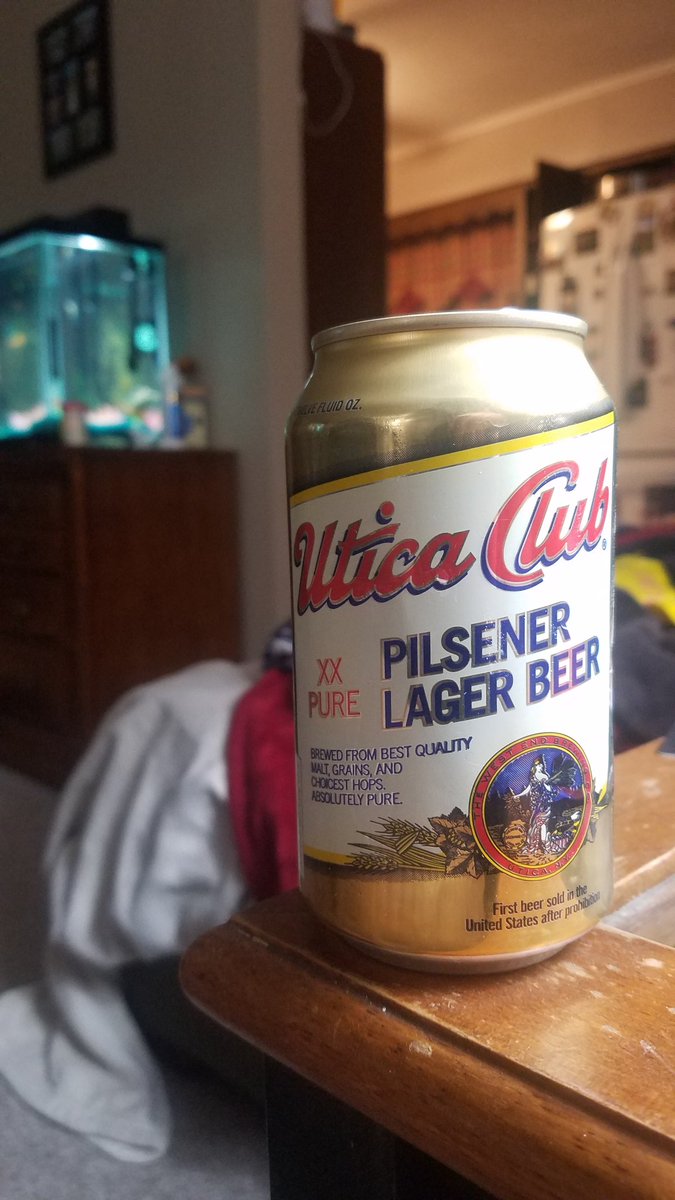 oisen25's tweet photo. Is it #NationalBeerDay if you aren't drinking a @uticaclubbrew? #ucforme @SaranacBrewery https://t.co/1pF35FrgXo