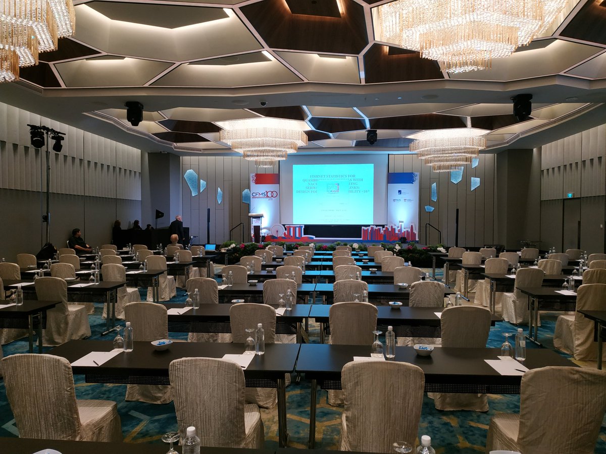 JingjieYeo's tweet photo. First official day of #CFMS2019! Looking forward to the morning session, hearing from Prof. Zdenek Bazant, Prof. Robert McMeeking, Prof. Wei Yang, Prof. Michael Ortiz, and Prof. Subra Suresh. https://t.co/XTAthQ1jpn