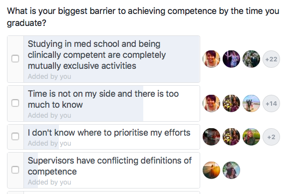 dymonite69's tweet photo. FWIW this is a quick and dirty FB poll I conducted.  Thoughts? Questions? #CBME #MedEd #progresstest @doctorkul @PoojaAgarwal @EfratFurst @edutopia @sherbino @drjfrank @MelanieLybarger @harvardmacy @boedudley @davecormier @EMEducation @precordialthump @_NMay @LSchuwirth https://t.co/cI7HxMdYsr