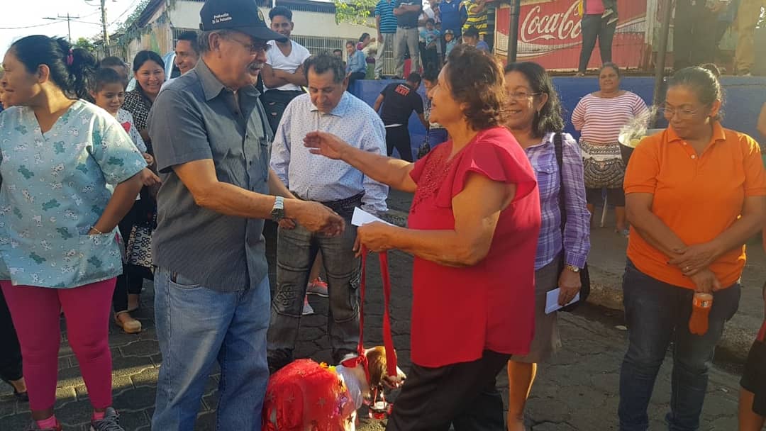 LaSandino's tweet photo. #AlDía Familias de #LaConcepcion, #Mayasa, participan en el concurso del mejor disfraz de perro en honor a las fiestas de San Lázaro https://t.co/SId6Fl97SK