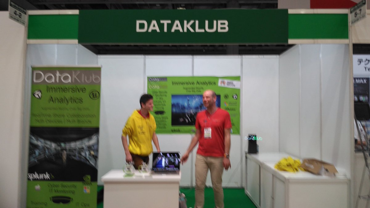 Tony Alibelli DATAKLUB(ex Data-K) フランスのARチーム😻  <a href="/DataKlubContact/">DATAKLUB</a> #コンテンツ東京 #コンテンツEXPO