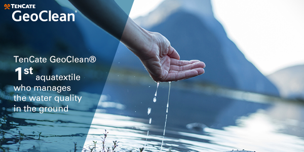 TencateGeoclean's tweet photo. #TenCateGeoClean® is the first #aquatextile to improve the water quality in the ground. #cleanUp Discover the product: https://t.co/eUiZ0Si8Fs #greeninfrastructure #watermanagement https://t.co/o5b7iWAoq7