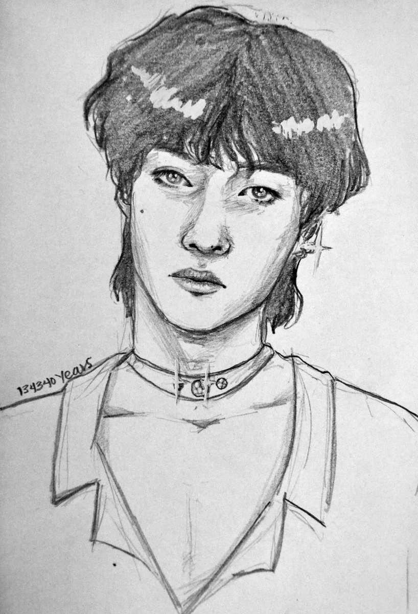 20190406 / day 96i'm two days late , not that anyone cares but here's tae unu  @BTS_twt  #btsfanart