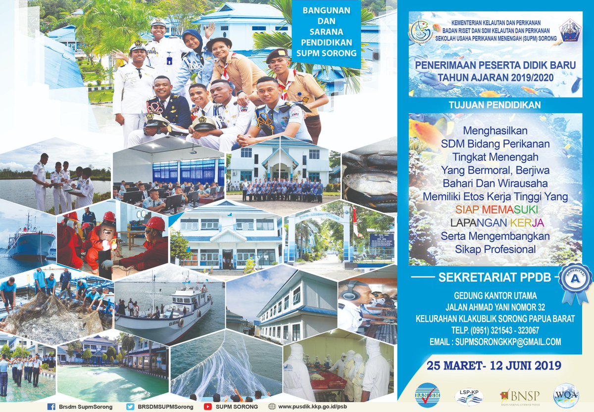BRSDMSUPMSorong's tweet photo. PENERIMAAN PESERTA DIDIK BARU SUPM NEGERI SORONG TAHUN AJARAN 2019/2020
@Pusdik_KP @bsuprakto @Erni_Kristina https://t.co/kkxhmgtOTs