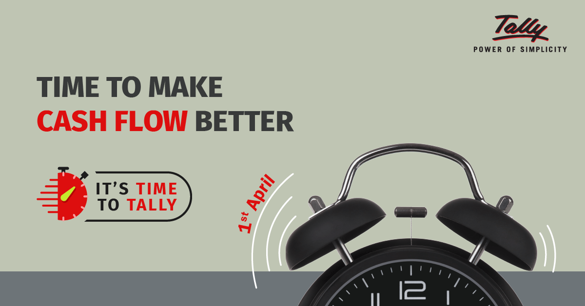 tallysolutions's tweet photo. Facing challenges with cash flow management?
It's Time To Tally!
Digitise your business right from the beginning of the new financial year➡ https://t.co/R2XyJvcft4
#ItsTimeToTally #cashflow https://t.co/HCoWxPfry0