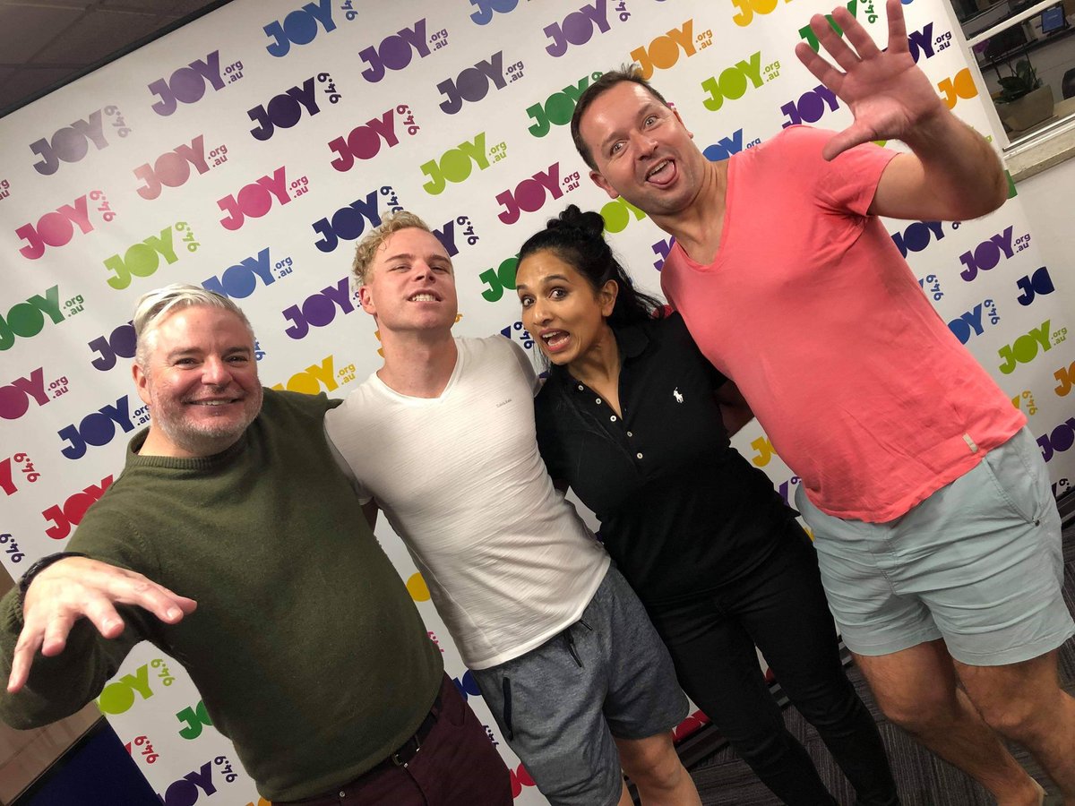 Show day has arrived and I'm PUMPED!!! Loved chatting with <a href="/JOY949/">JOY Media</a> last night! 
Tickets to my <a href="/micomfestival/">Melbourne International Comedy Festival</a> show are getting snapped up quickly, still a few left tonight. Only 7 nights of Enlightenment! ❤️