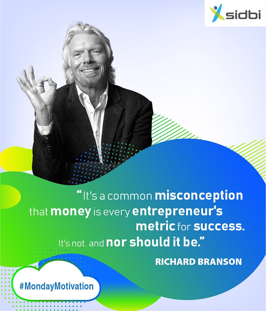 sidbiofficial's tweet image. The common myth among people is that to start a business of your own, you need to have a lot of capital. But more than money, it’s the business ideas and a solid vision that an entrepreneur possesses, are paramount. #SIDBISwavalamban #MondayMotivation