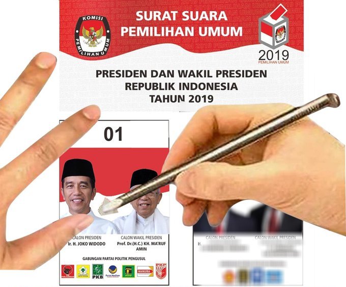Jangan lupa coblos 01 baju putih
@JOINKalsel 
<a href="/JoinTapin/">JOKOWI - KH. MA'RUF AMIN (KABUPATEN TAPIN)</a>
#RabuPutih