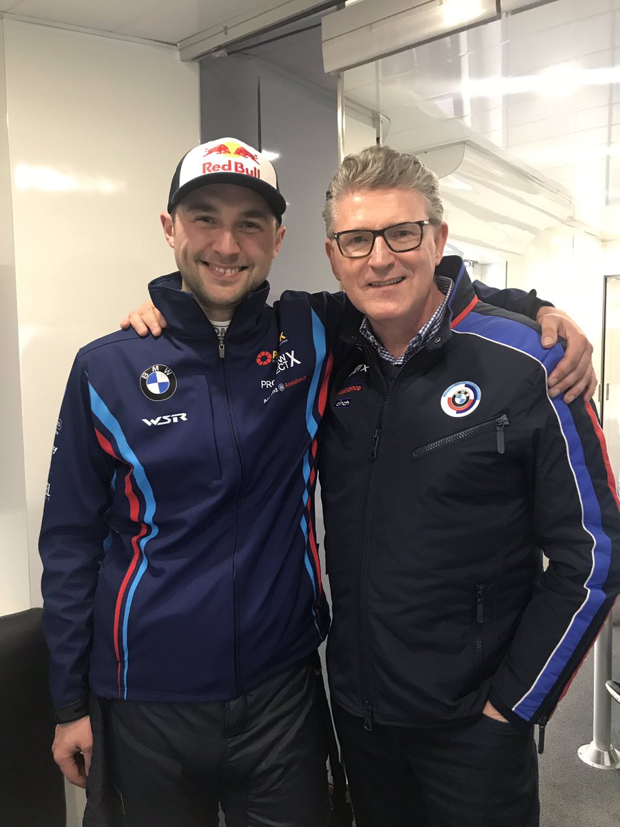 Timing is everything..... to win on our first weekend is incredible, but even better when <a href="/BMW_UK/">BMW UK</a> MD and lots of the BMW team are there to see it. Congratulations to BMW for going all in with the new 3 Series and believing in the BTCC/us to use it to show case the car 😍👌🏻🏆