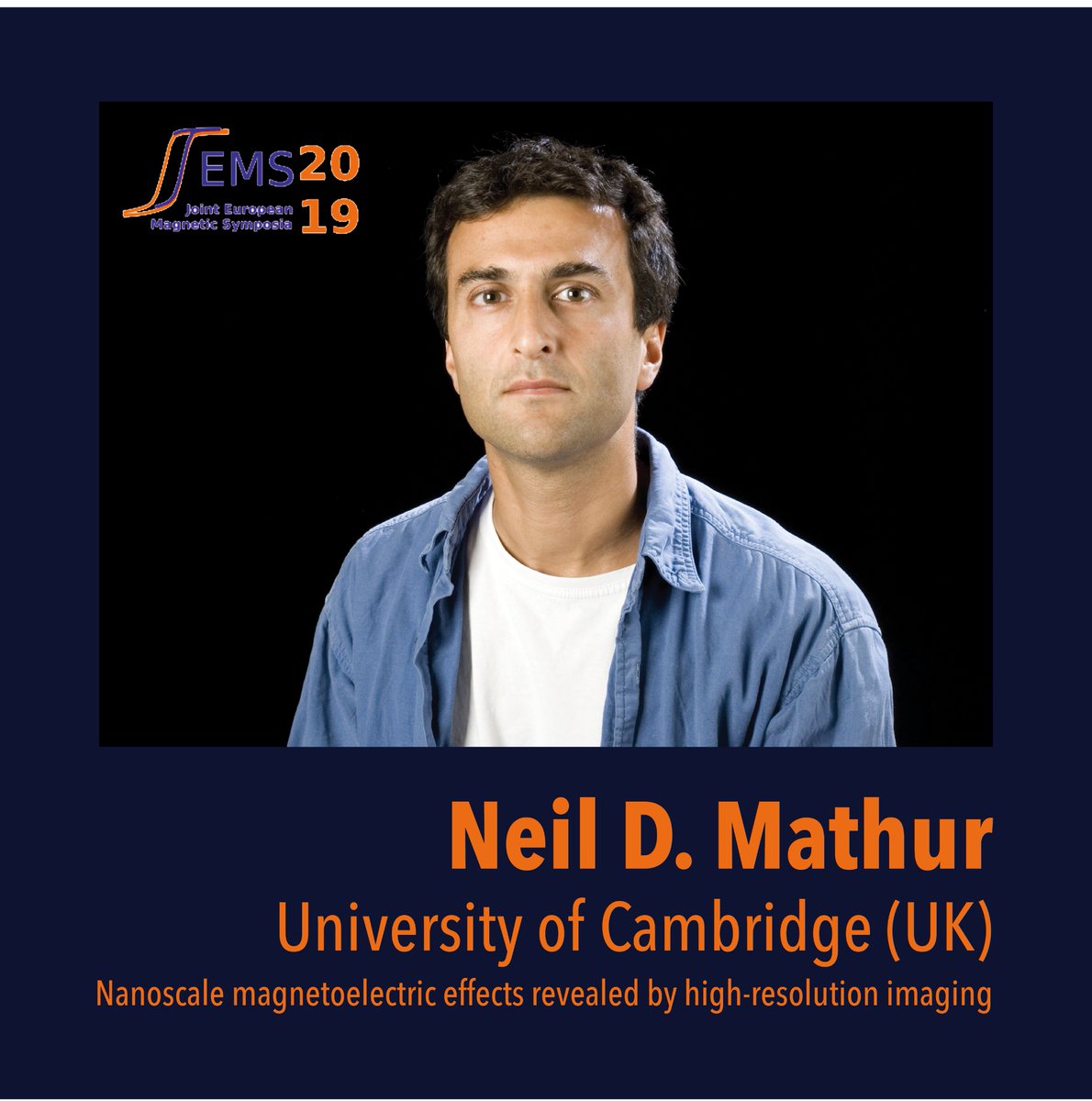 jems2019's tweet photo. Introducing invited speaker Neil D. Mathur. @jems2019 #jems2019 https://t.co/chzdX8ClEC