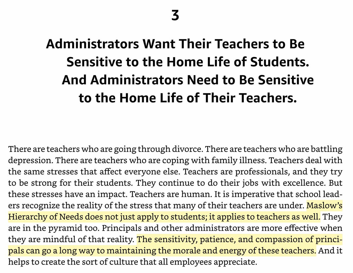 kristinlynnward's tweet image. Thinking a lot about this recently.  Our teachers work so hard to support our students through all of their challenges, but we also need to be mindful of the needs of our teachers.  Thanks @SteeleThoughts and @ToddWhitaker for this reminder.  #essentialtruthsforprincipals