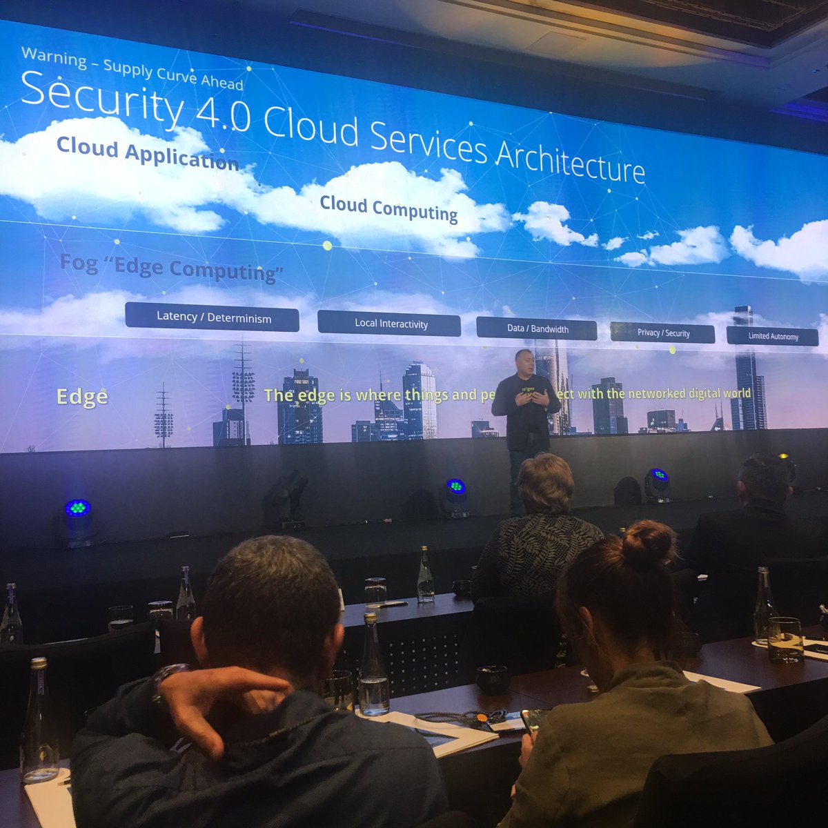 channeltennz's tweet photo. Cheers Keven Marier from @milestonesys for explaining Platform Orchestration at the milestonecommunitydays. Key takeaway; don’t stick to the same old pipeline model.  #milestonesystems #mips2019 #channeltenz #iptech #survillance #milestonevms #analytics #maketheworldsee https://t.co/1Z3iHr2wTN