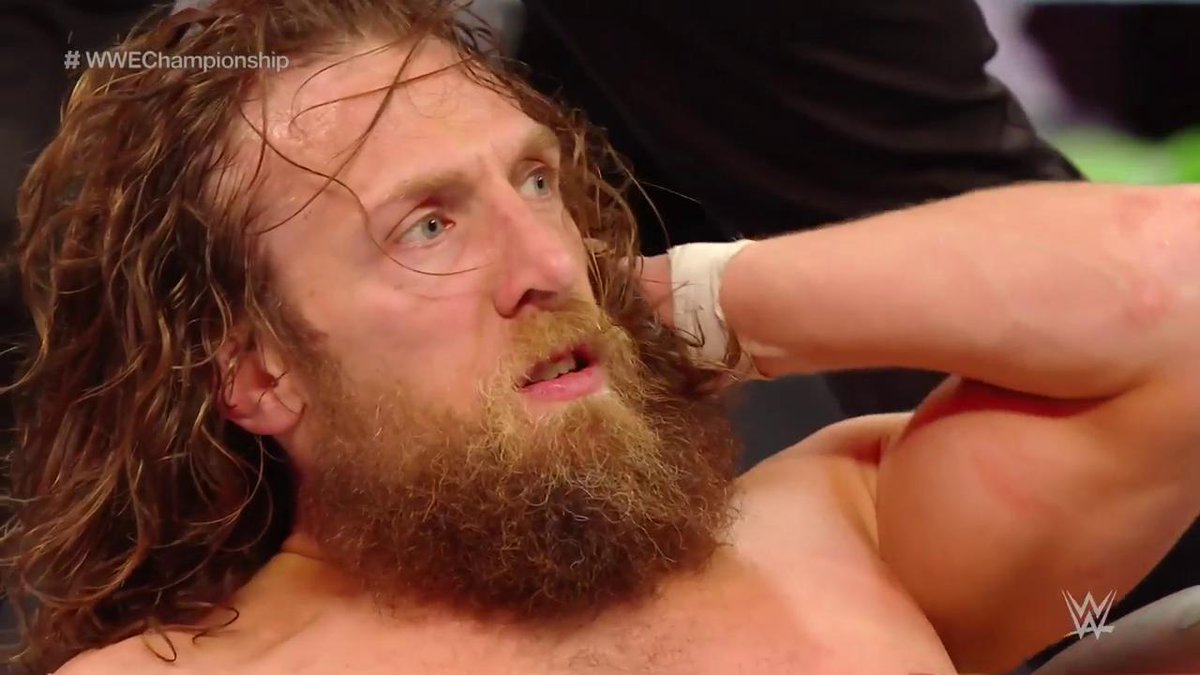 WWENewsExtra's tweet photo. Would a B+ player be able to KICK OUT of @WWEDanielBryan's #RunningKnee?! #WrestleMania #WWEChampionship https://t.co/PZPA2pmC3w