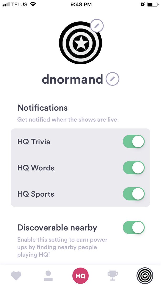 DaveNormand's tweet photo. @hqtrivia Awesome! https://t.co/LUh1fFENUa