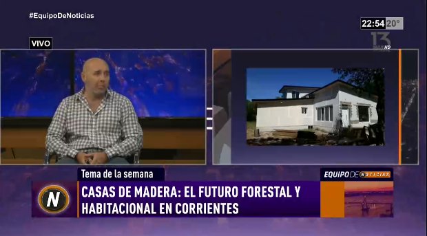 "Existe mito de que las casas de madera no duran, pero es solo una cuestión de como se construyen. En China hay edificaciones de mil años" Arq. Erik Kennedy, constructor de casas de madera. 📱 WhatsApp (379) 15-4-064766 - 🔴VIVO acá:   13maxtv.com