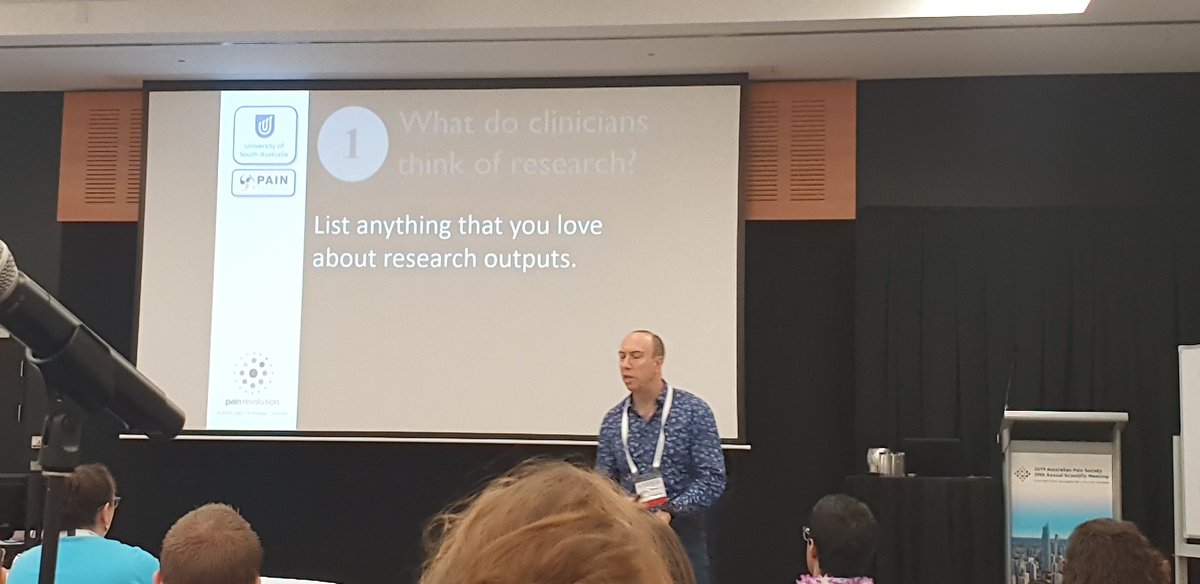 What is the conflict of interest? What is YOUR conflict of interest? #AusPainSoc