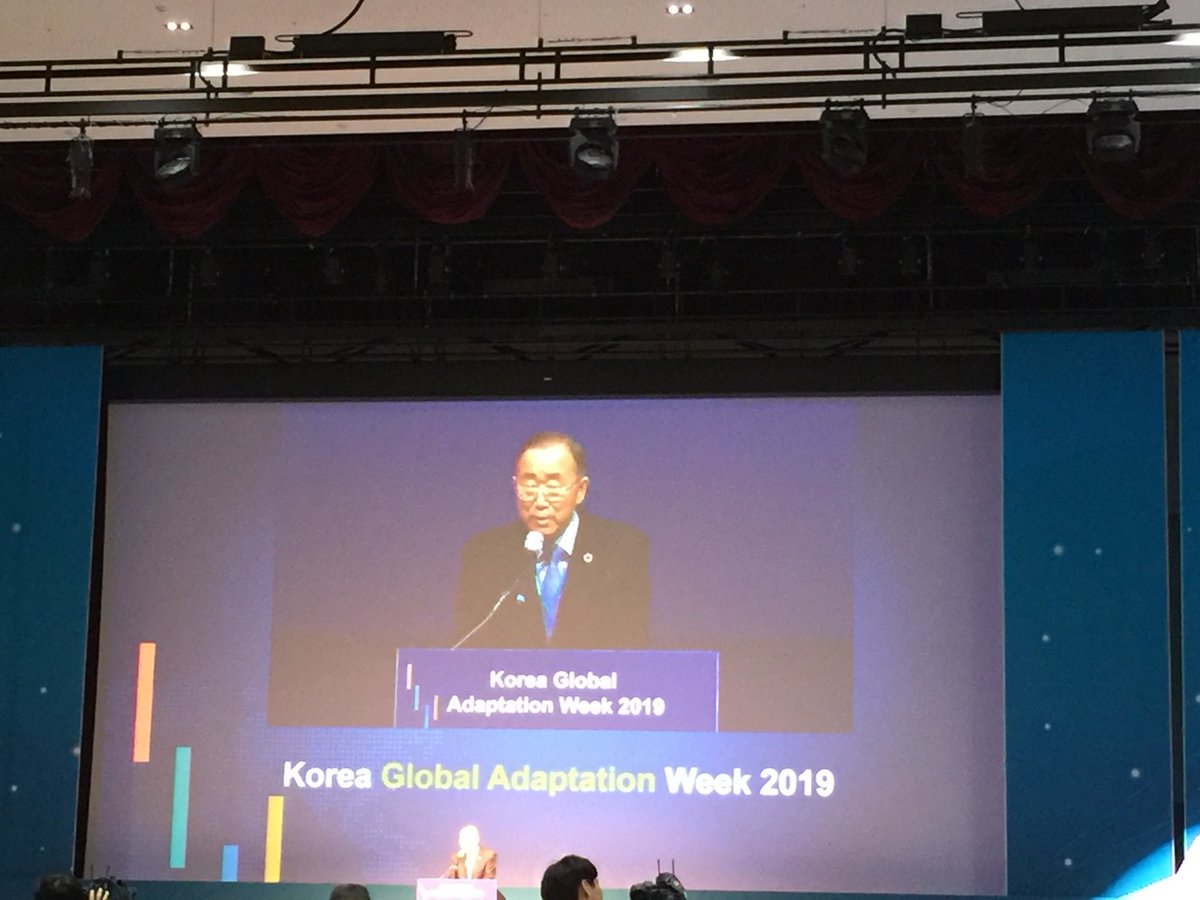 Agvesto's tweet photo. @_Ban_Ki_moon_  Honourable UN Secretary General, issues a rallying call to global leaders about the need to think about ‘global warming’ as ‘global warning’ and the need to step up on adaptation and look beyond mitigation #NAPExpo @NAP_Central https://t.co/oqNIiwtwwX