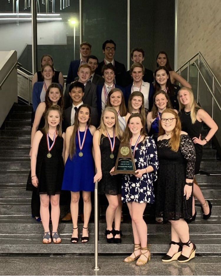 voiceofklein's tweet photo. Congratulations Klein Oak Theatre for advancing at the Area competition this week! Wish them luck as they move on to Region in Waco, Texas! 💛🖤 @kleinoaktheatre https://t.co/yVH4NYoEj9