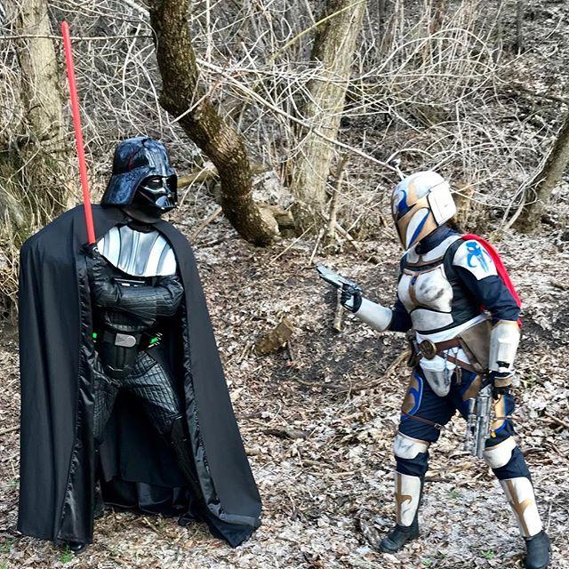 Mandalorian reconsiders their options after they discover who they’ve been pursuing. #darthvader #mandalorianmercs #kraytclandetachment #ut501st #501stlegion #starwars #vader #lordvader bit.ly/2I5yX4Y