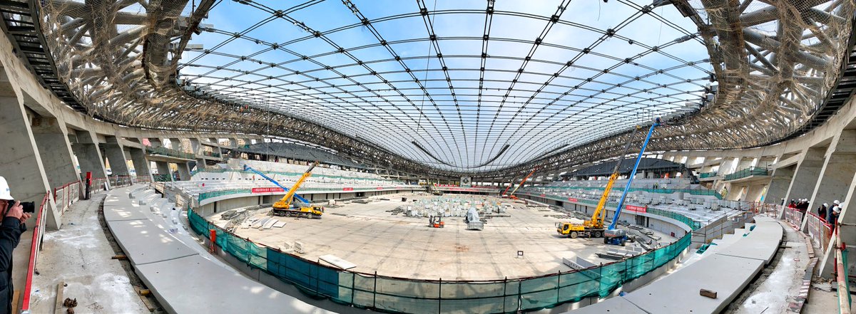 Impressive! National Speed Skating Oval for #beijing2022 #Olympics
