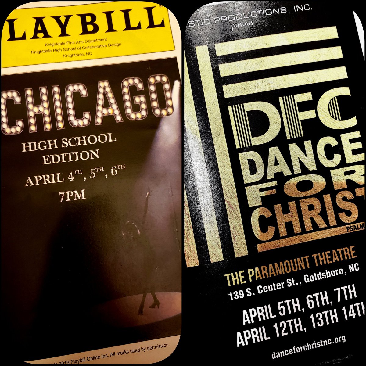 Excited I got my theatre fix this weekend! Saw 2 amazing shows by 2 amazing groups of performers! #theatre #dance #musicaltheatre #danceforchrist #lovethearts <a href="/wedanceforJC/">Dance for Christ</a> <a href="/Knights_Theatre/">Knight's Theatre</a> <a href="/Respect_da_Art/">Matthew Clay Raines</a> <a href="/JillianPearce03/">Jillian Pearce</a>