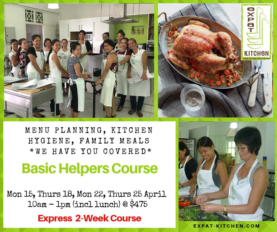 Expat_Kitchen's tweet image. Back to Basics! Get your helper up to speed - Quickly! #helpercooking #maidcooking #expatkitchensg #cookingschoolsg
