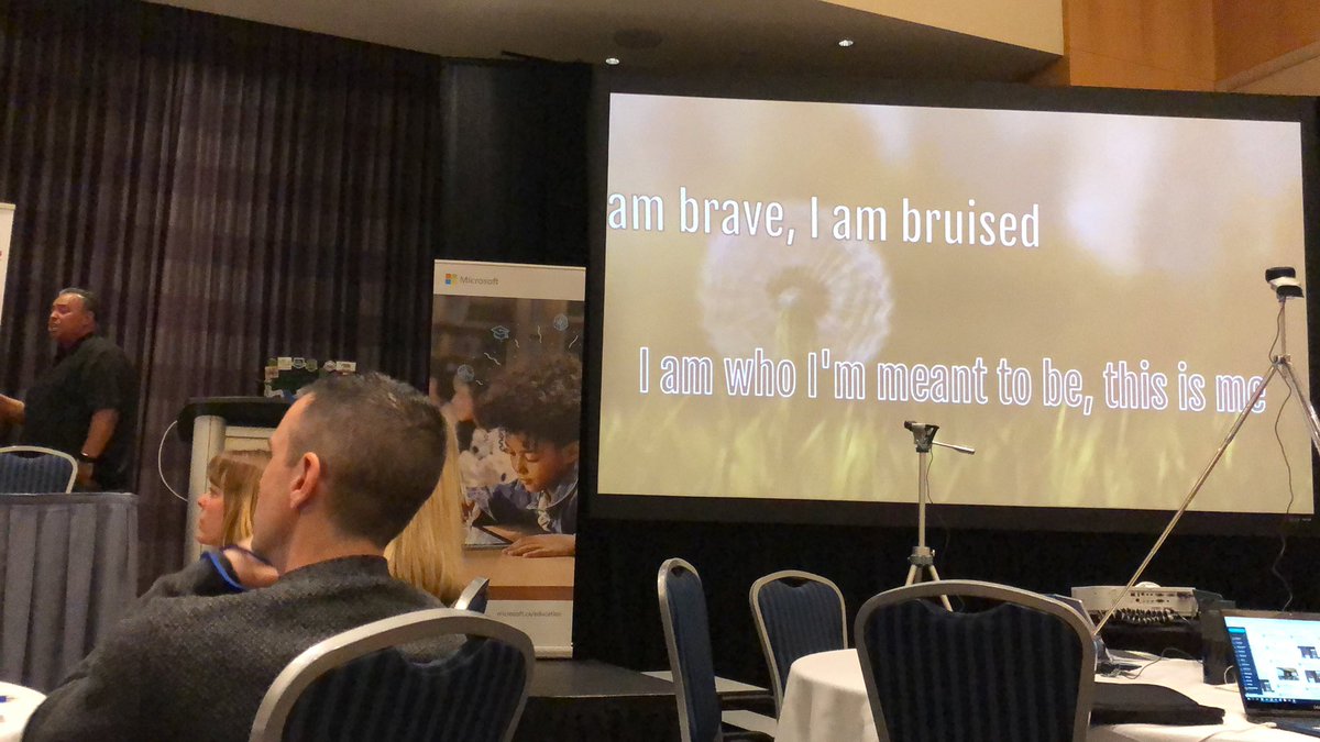 mimg1225's tweet image. I am who I’m meant to be, this is me! Thank you for the reminder to own it.  #CANeLearn @mvsgbarcenas #EdTechTeam #MapleSyrupEdu #ThisISme