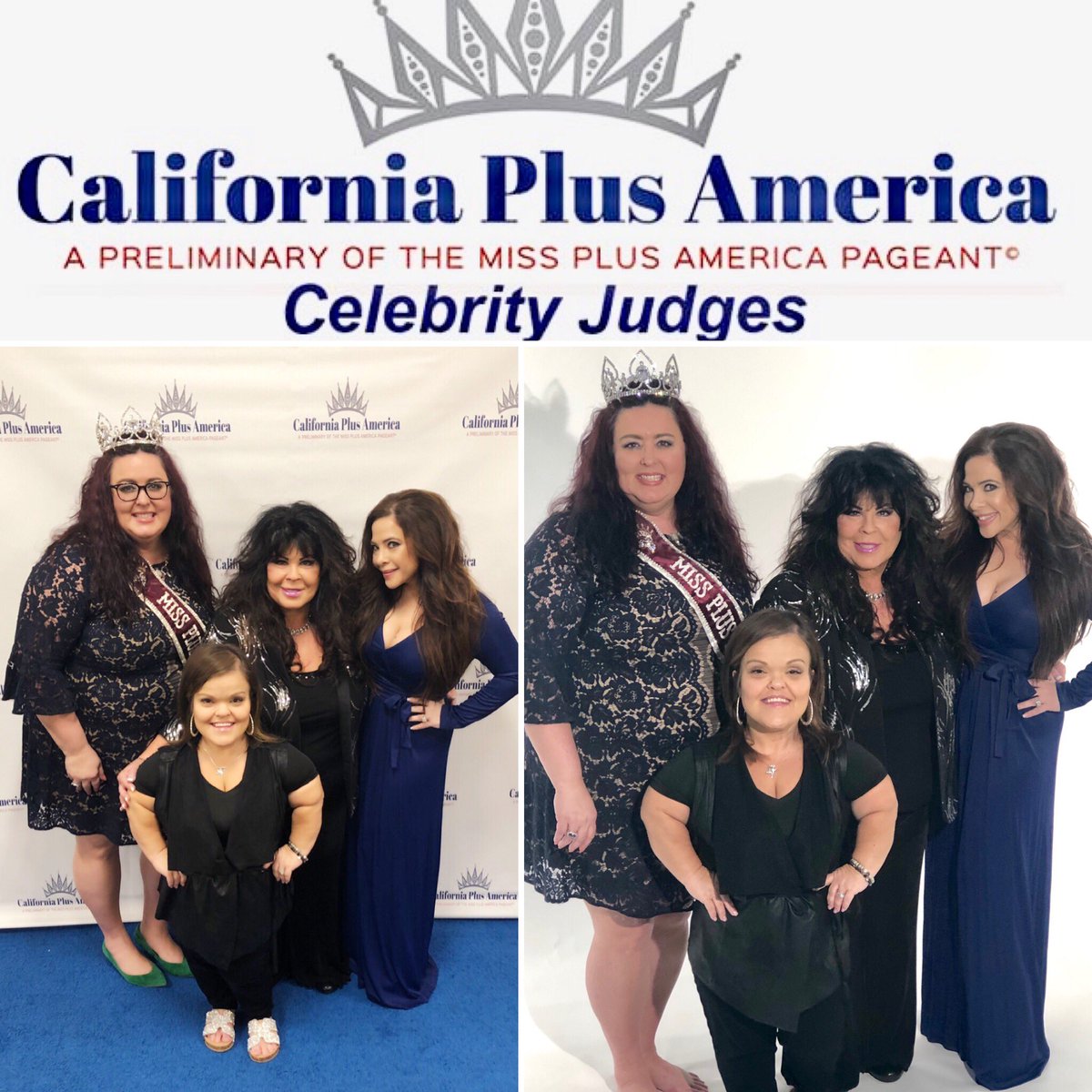 BrookeLewisLA's tweet photo. .@cherrue3 @QueenDKS @lilchristyrocks @LittleWomenLA @lifetimetv #celebrity #judges 2019 #CaliforniaPlusAmerica #CAPlusAmerica #Pageant ๐ #Anaheim #OrangeCounty @ClarionHotel #PlusSize #Beauty #PlusSizeFashion #Curves #Inspiring #Congrats to all the #Beautiful Contestants๐ https://t.co/foqZrfSJ5z