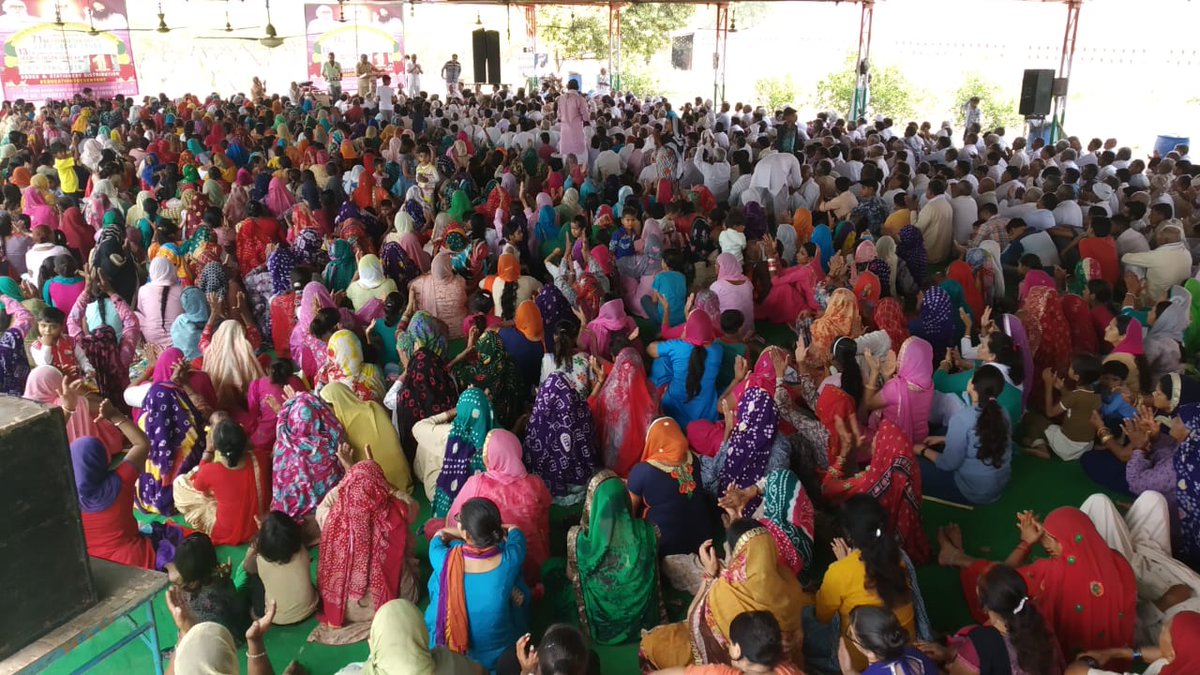 insanshobha's tweet photo. Here come the glimpses of @derasachasauda Foundation Month Celebration, Barwala, Hisar, Haryana on 7th April 2019. https://t.co/rAFkyDwqXE