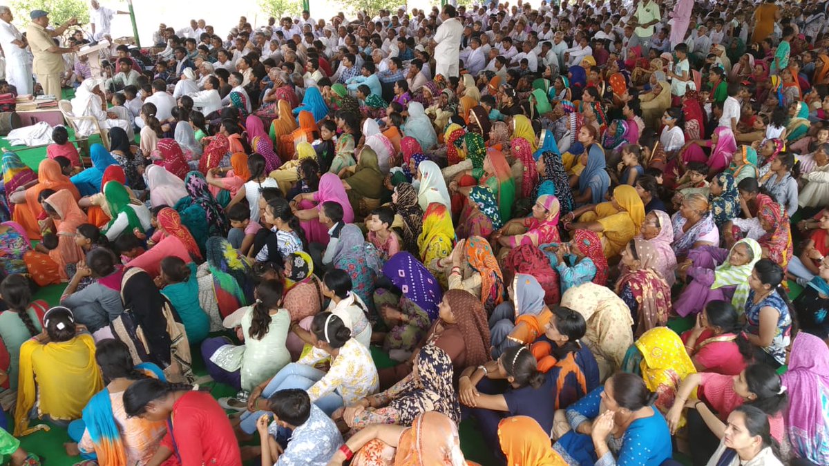 insanshobha's tweet photo. Here come the glimpses of @derasachasauda Foundation Month Celebration, Barwala, Hisar, Haryana on 7th April 2019. https://t.co/rAFkyDwqXE