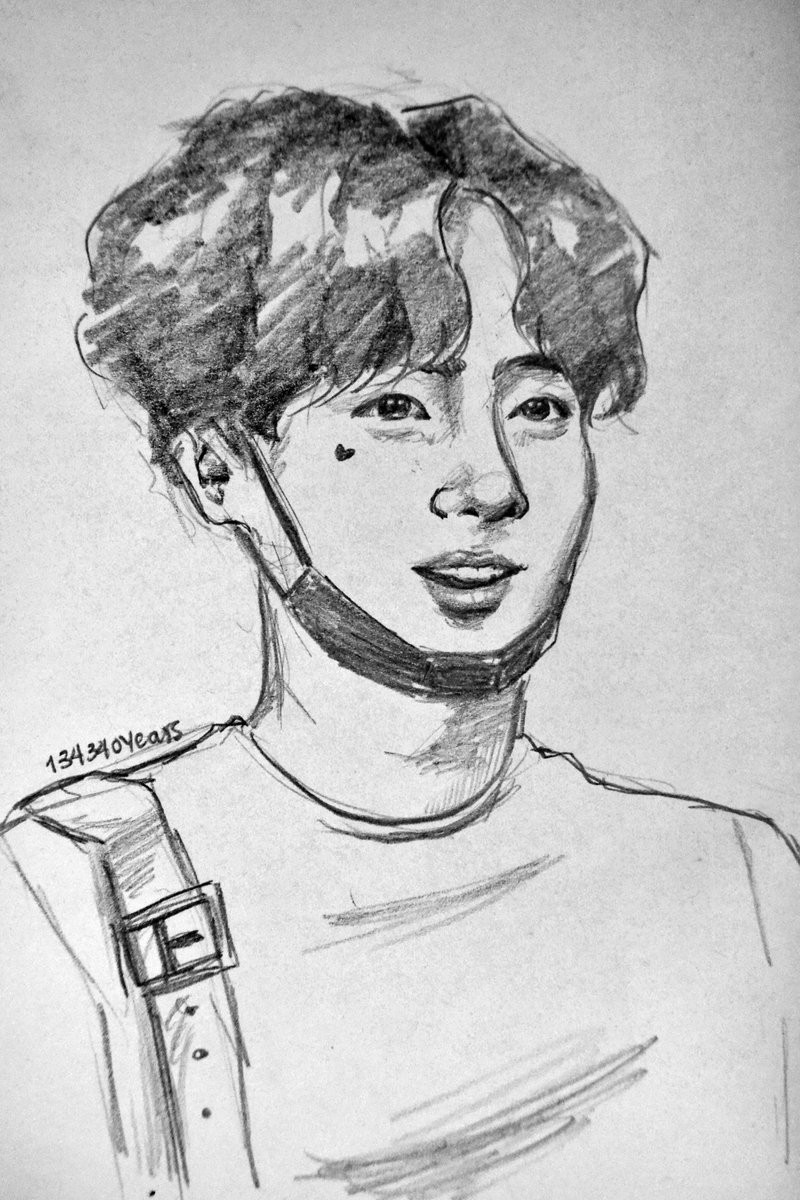 20190407 / day 97the way 20190405 Jungkook changed the game on airport pictures... amazing.  @BTS_twt  #btsfanart