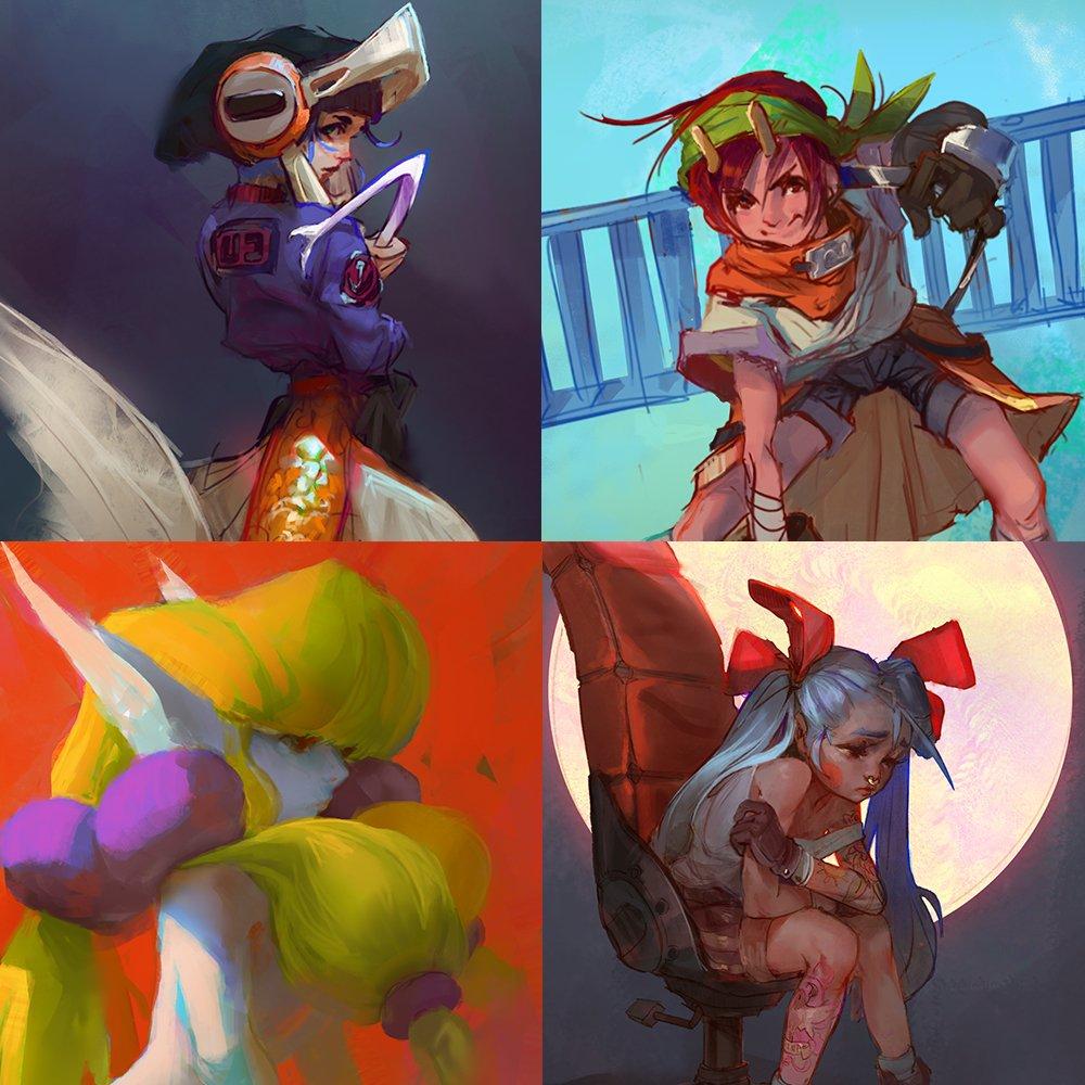 Rhasdra's tweet image. Hello! I like doing character concepts :^)