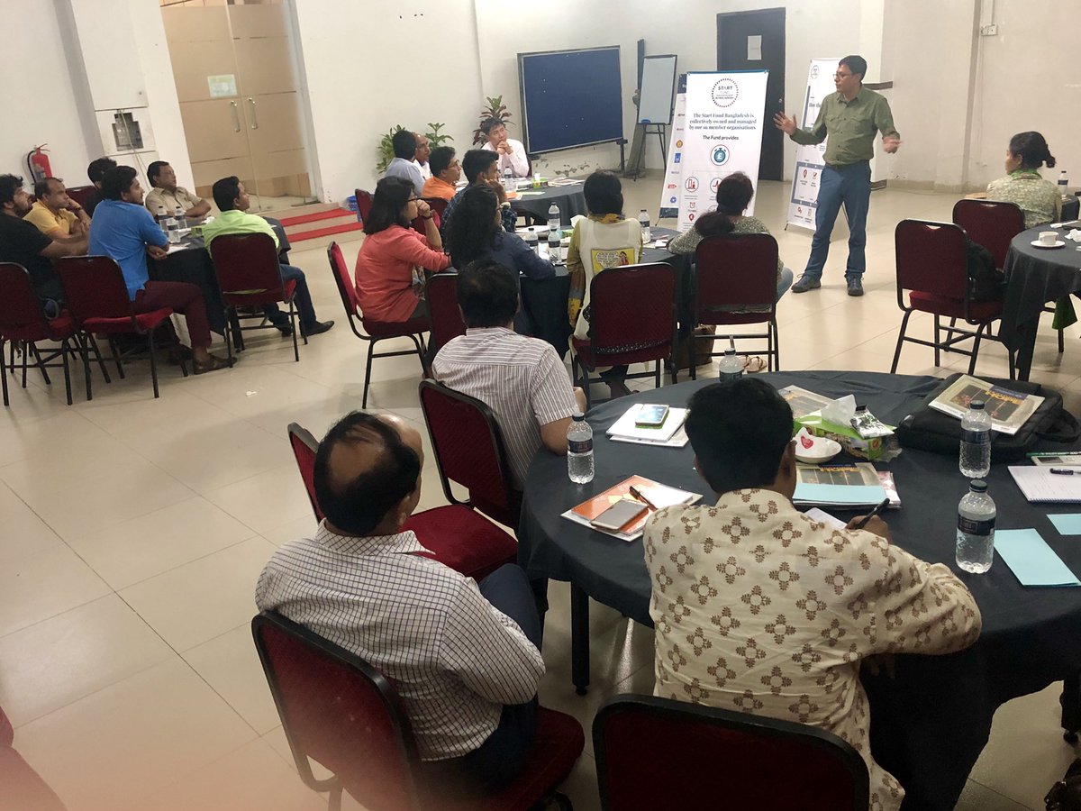 StartNetwork's tweet photo. #StartFundBD is in its three day #commsworkshop19 with local organisations to help build effective and local communications during crisis response @StartFundBD https://t.co/sItieNwhfP