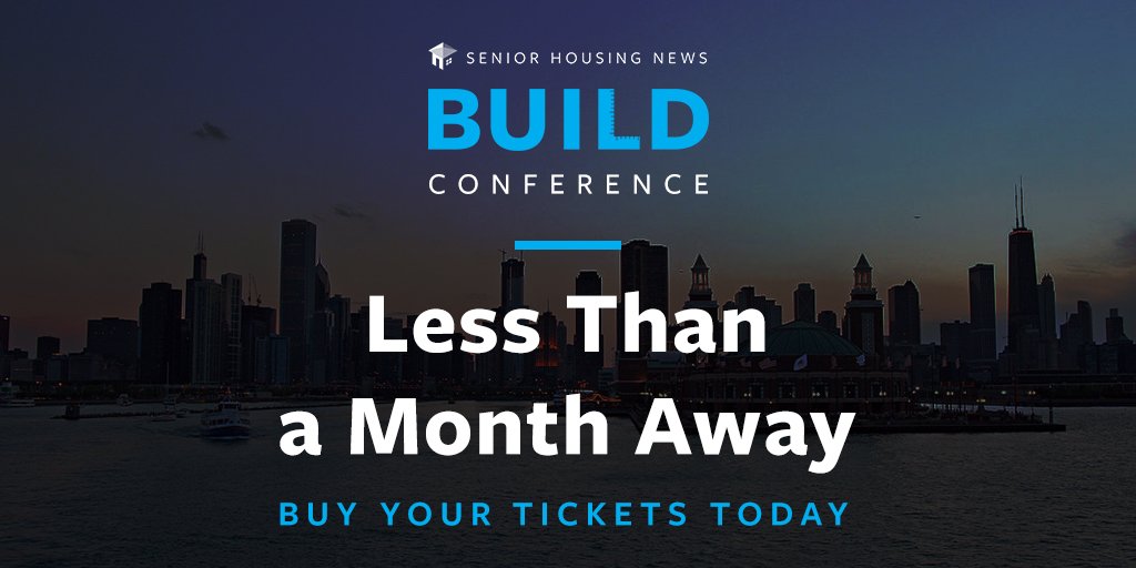 Join 300+ professionals next month on May 8th in Chicago to network and explore the future of senior housing development. Purchase your ticket today at build.seniorhousingnews.com