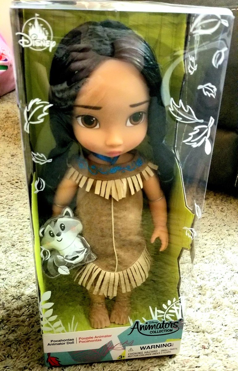 simlishliz's tweet image. My birthday present to myself! Pocahontas Animators Collection doll. #animatorsdoll #animatorscollection #pocahontas #pocahontasdoll #disneystore #disneydolls