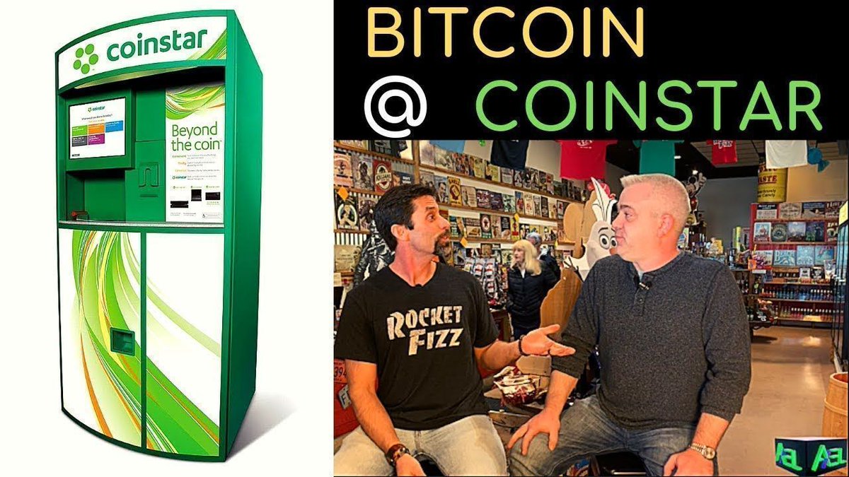 AXELUnlimited's tweet photo. Want to buy #bitcoin from a supermarket? Now you can thanks to @coinstar! #BitcoinTechDays #crypto #cryptocurrencymarket
You can now buy Bitcoin at Coinstar kiosks https://t.co/c5J3PNd6Nc via @YouTube https://t.co/TzINVzMjuK