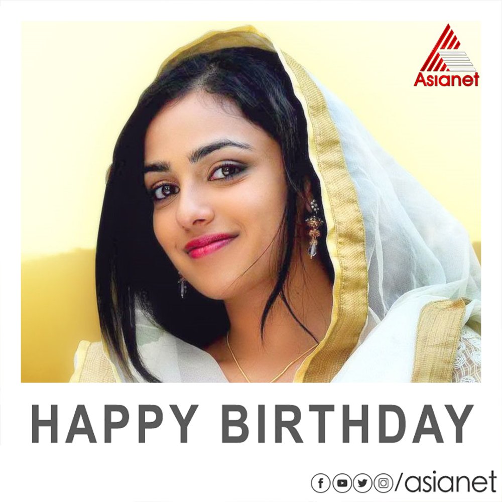 asianet's tweet photo. Wishing A Very Happy Birthday to the Beautiful and Talented Actress Nithya Menen

#HappyBirthday #BirthdayWishes #Birthday #Celebrity #CelebrityBirthday #BirthdayParty #HBD #HBDNithyaMenen
#HappyBirthdayNithyaMenen #April08 #NithyaMenen https://t.co/GP5iaingyu